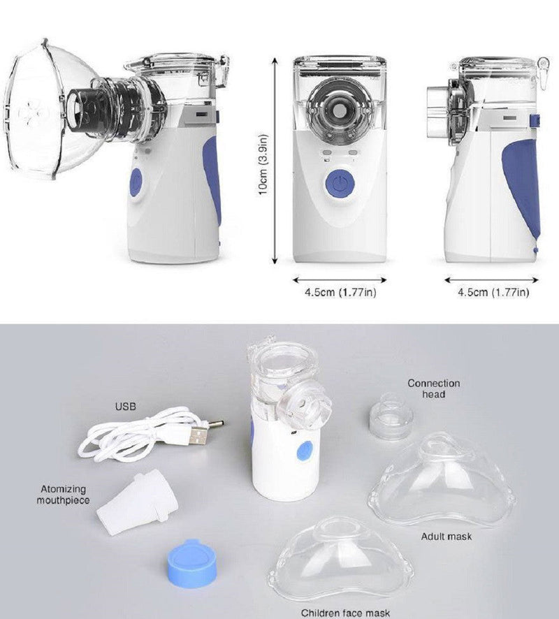 NEBULIZADOR PORTÁTIL ULTRASÓNICO 🫁 MESH AIRCARE PRO®️ (PEDIÁTRICO Y PARA ADULTOS)