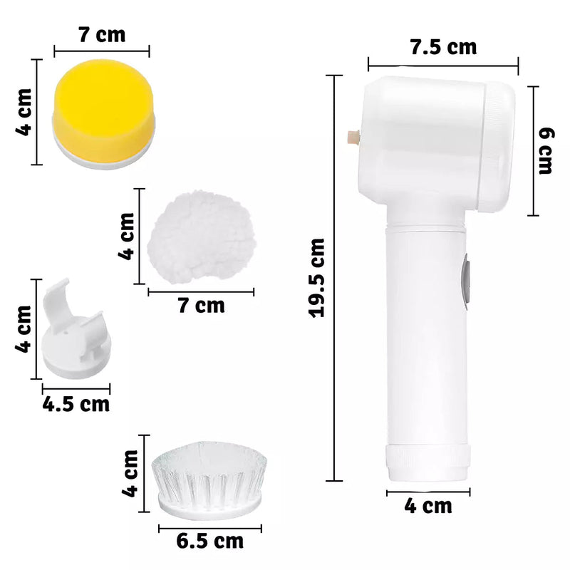 Cepillo Eléctrico Multifuncional - Limpieza Rápida