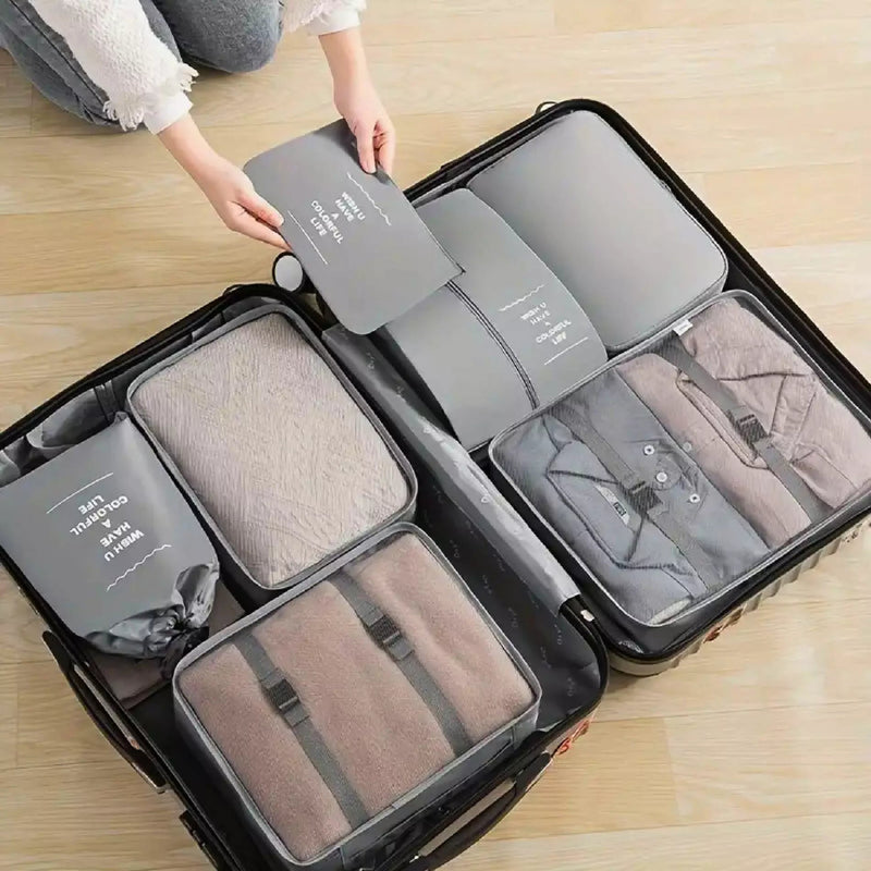 Kit 7 Bolsas Organizadoras para Maleta de Viaje Storage Bag - [PAGA 3 OBTÉN 7] - ÚLTIMAS UNIDADES