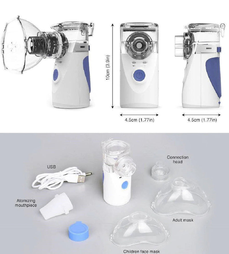 NEBULIZADOR PORTÁTIL ULTRASÓNICO MESH AIRCARE PRO®️