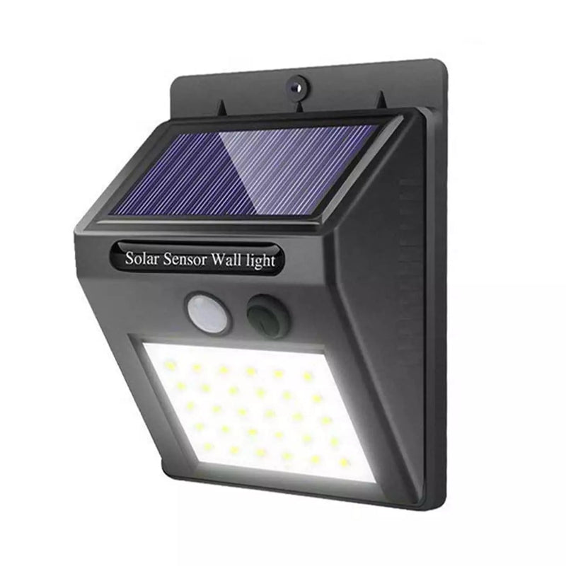 Lampara Solar Exterior 30LED Recargable Sensor de Movimiento