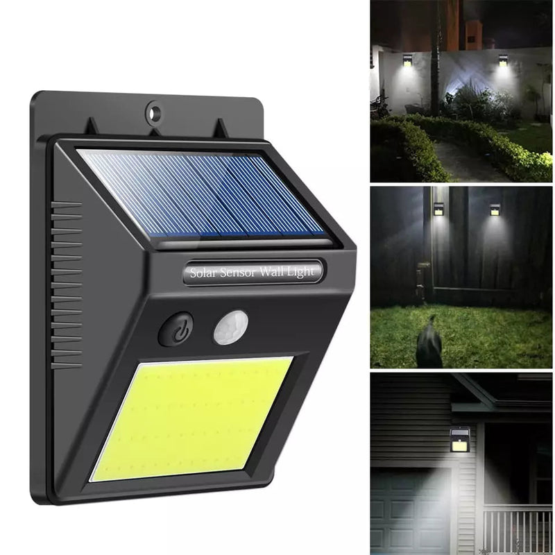 Lampara Solar Exterior 30LED Recargable Sensor de Movimiento