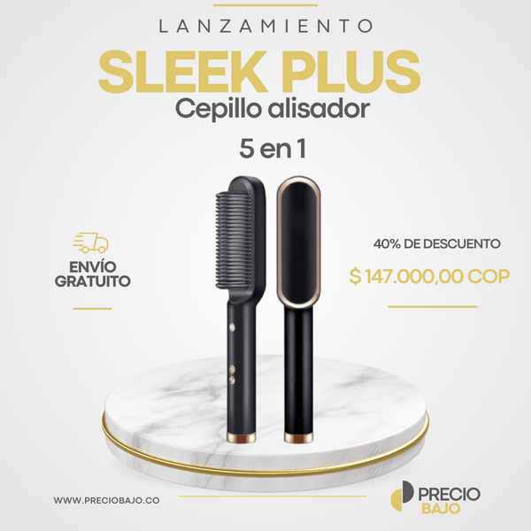 SLEEK PLUS | Cepillo alisador 5 en 1 Original