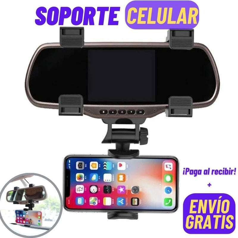 SOPORTE CELULAR PARA RETROVISOR