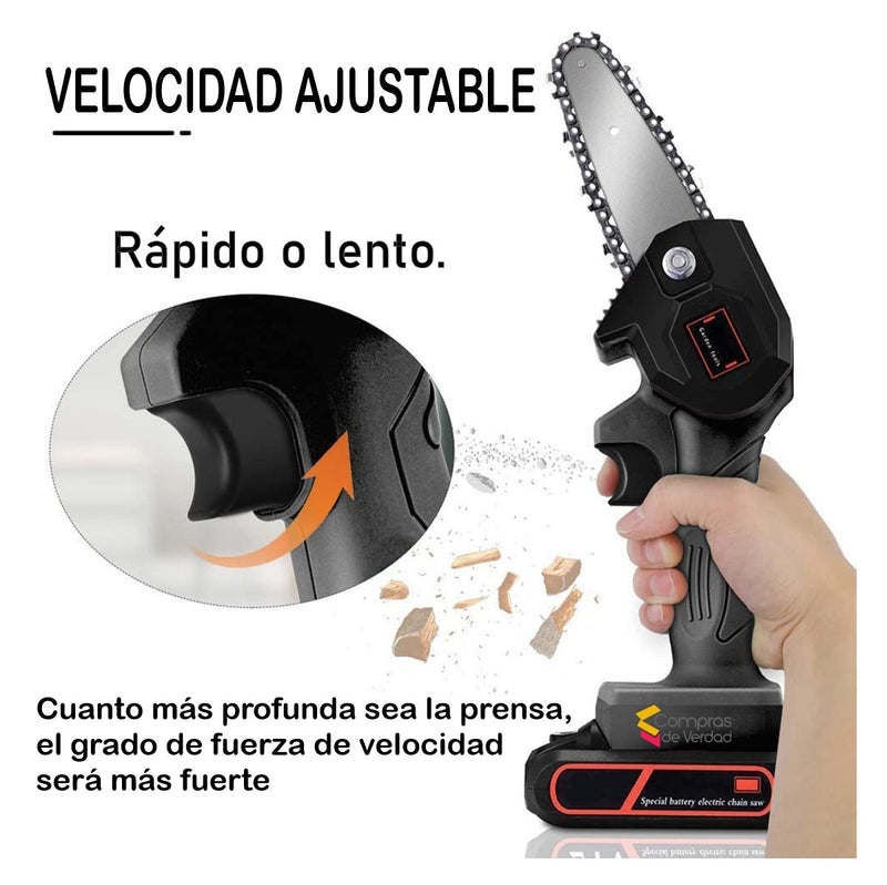 PROMOCIÓN Mini Motosierra De Mano Portátil + Batería recargable